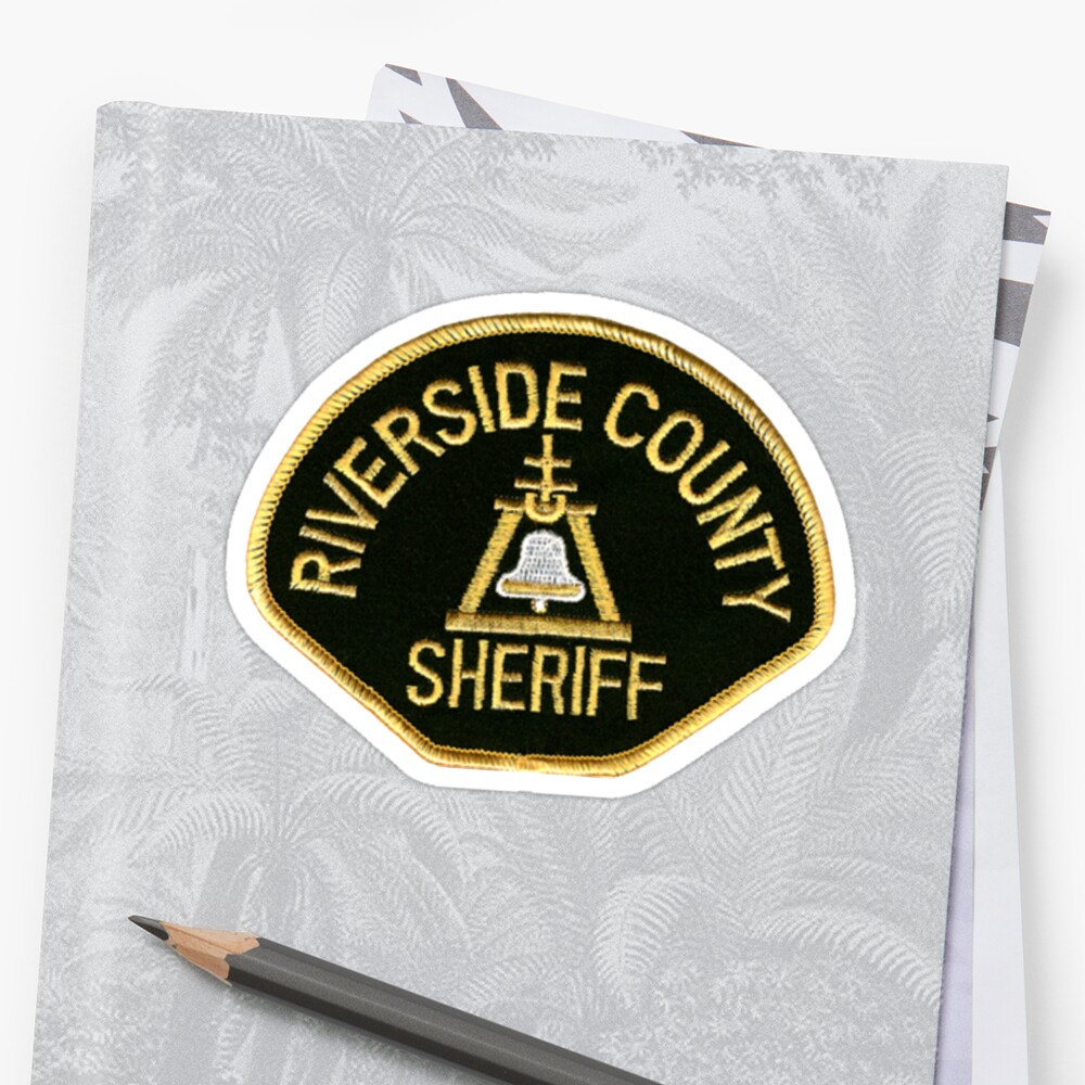 Riverside County Sheriff Sticker By Lawrencebaird Redbubble 1222