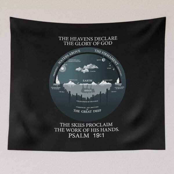 Item preview, Psalm 19:1 Flat Earth Clothing Vector Design  designed and sold by VectorDesigner.