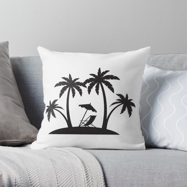 Beach Throw Pillow