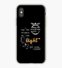 You try to walk in the light iPhone Case