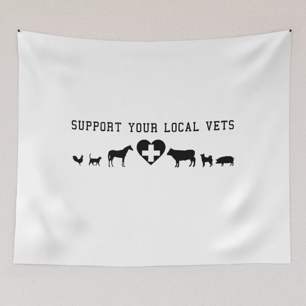 Item preview, Support Your Local Vets designed and sold by clarafornia.