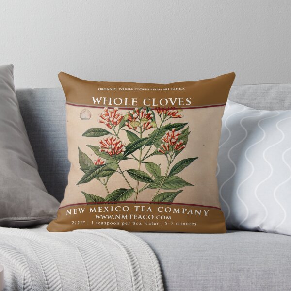 Whole Cloves - Organic Throw Pillow