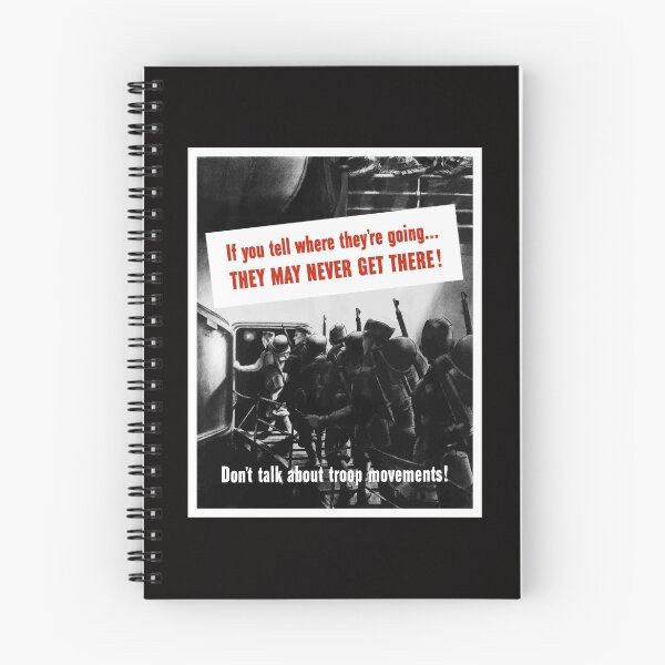Item preview, Don't Talk About Troop Movements -- WW2 designed and sold by warishellstore.