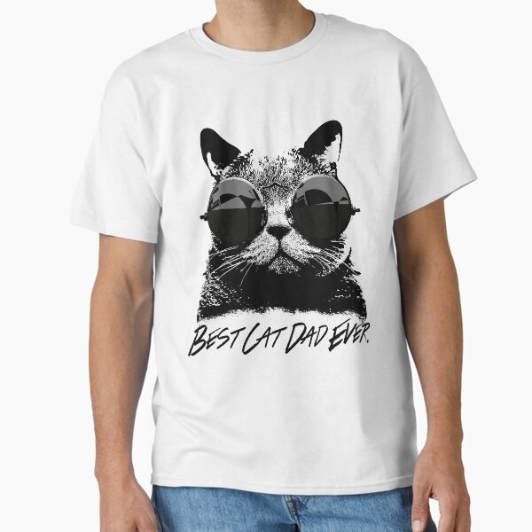 Artikel-Vorschau von Vintager bester Katzen-Vati überhaupt T-Shirt Katzen-Vati-Vater, designt und verkauft von BRVART.
