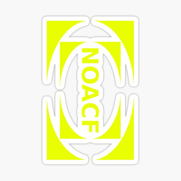 The 1975 -NOACF - Portrait Logo (Transparent) Sticker