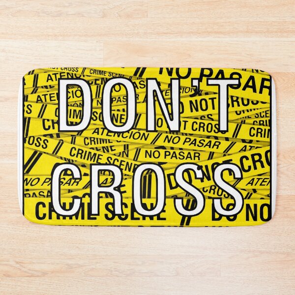 Item preview, DON'T CROSS LINE T-SHIRT designed and sold by elchicodelab.