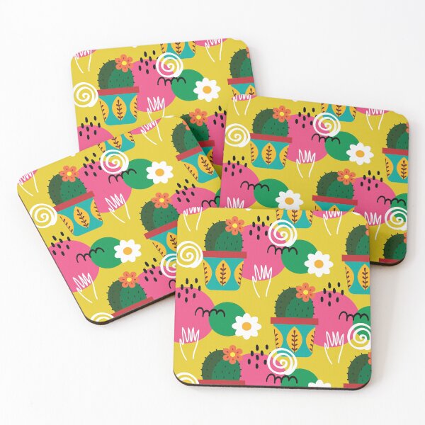 Item preview, Cacti, Flower, Swirls, Handprint Pattern designed and sold by gsproductsgs.