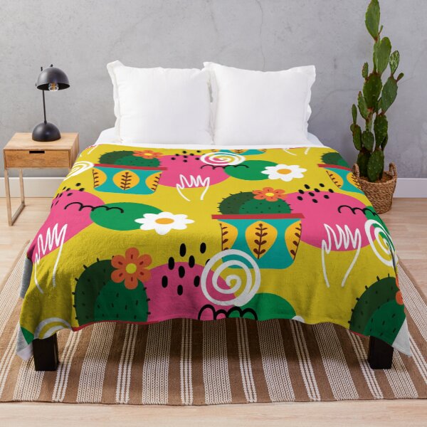 Item preview, Cacti, Flower, Swirls, Handprint Pattern designed and sold by gsproductsgs.