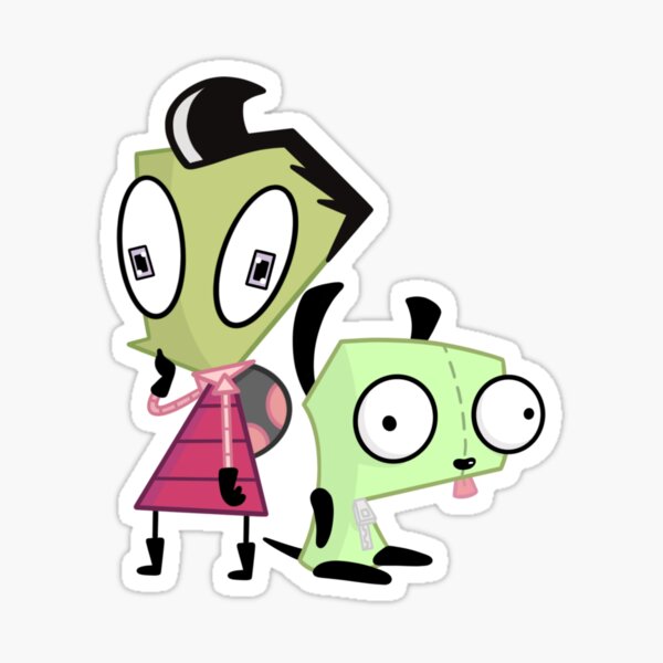 Item preview, Human Zim and Dog Gir  designed and sold by Eveoo.
