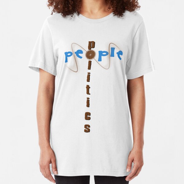 people & politics - unite & separate Slim Fit T-Shirt