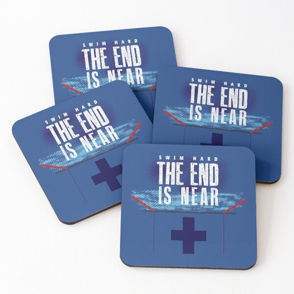 Item preview, Swim Hard The End is Near Pool designed and sold by twHistory.
