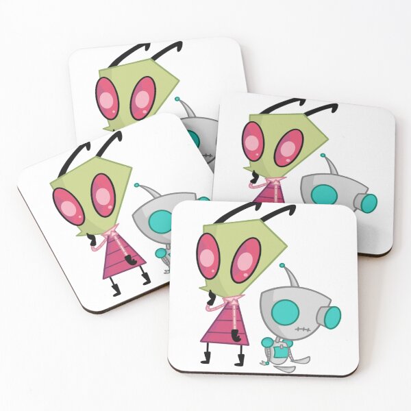 Item preview, Alien Zim and Robot Gir designed and sold by Eveoo.