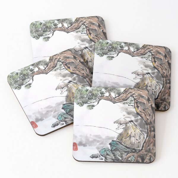 Item preview, Old Man Fishing designed and sold by Huluhua.
