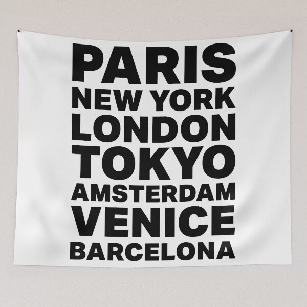 Item preview, Cities – White designed and sold by AlexVR.