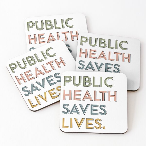 Item preview, Public Health Saves Lives Sticker designed and sold by Mariah Quick.