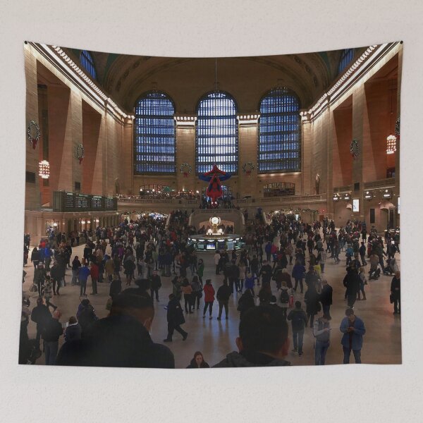 Item preview, Spider-Man In Grand Central station designed and sold by newton-graphics.