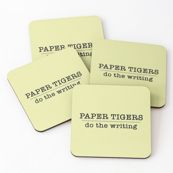 Item preview, Paper Tigers writing. designed and sold by ozzyme.