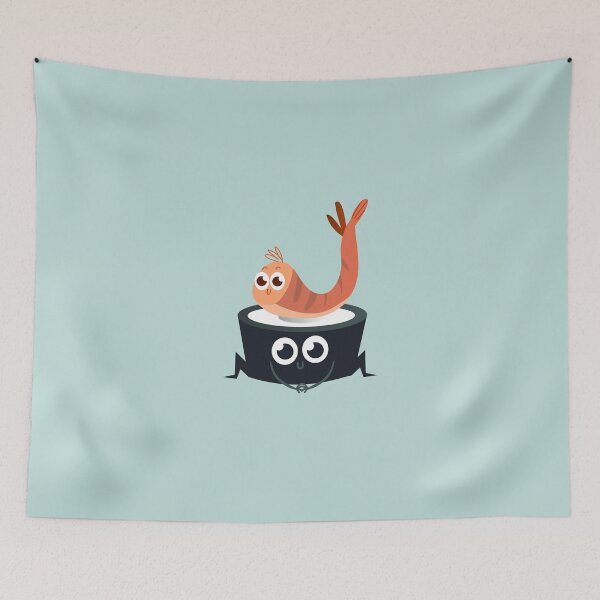 Item preview, Happy Sushi Roll designed and sold by EyeLoveAnimals.