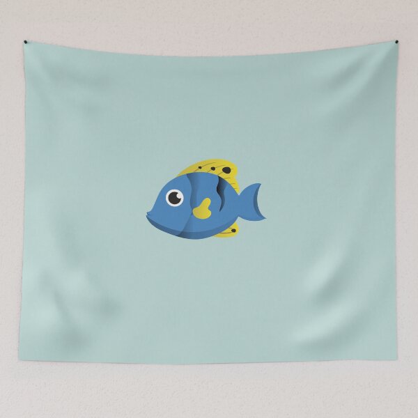 Item preview, The Miami Blue Fish designed and sold by EyeLoveAnimals.