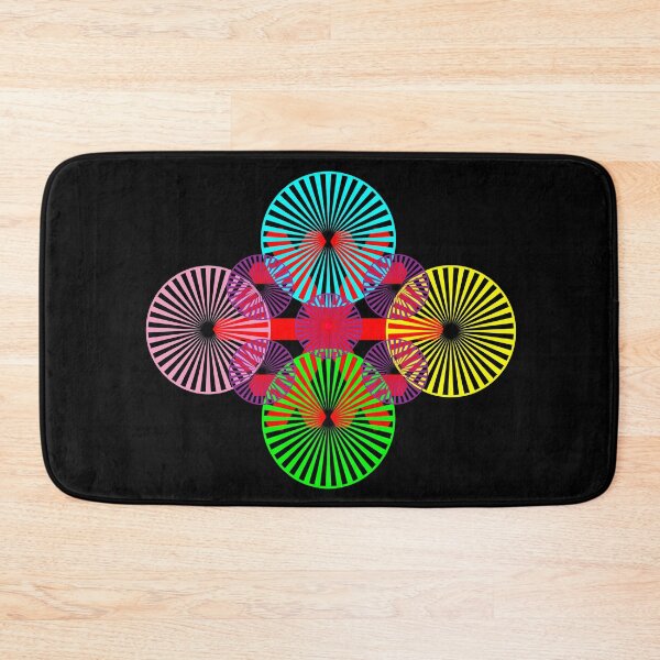 Item preview, MULTICOLORED SPIRALS fluorescent colors designed and sold by Astralia.