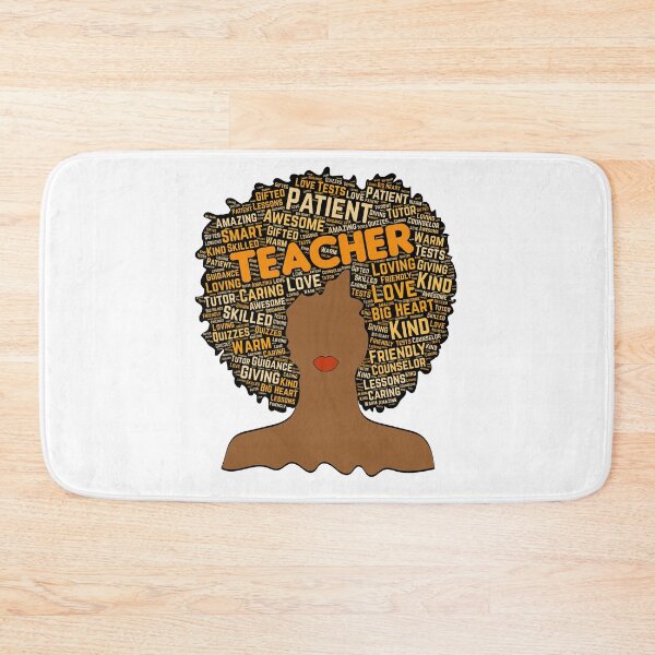 Item preview, African American Teacher Educator Words in Afro Art designed and sold by blackartmatters.