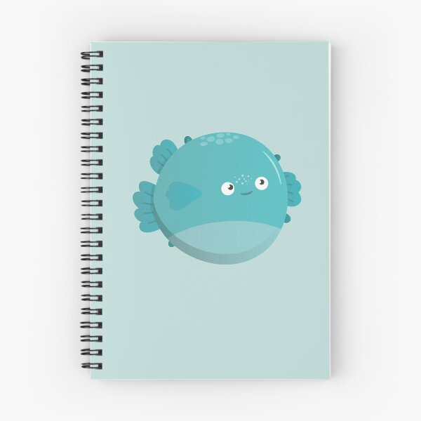 Item preview, The Friendly Puffer Fish designed and sold by EyeLoveAnimals.