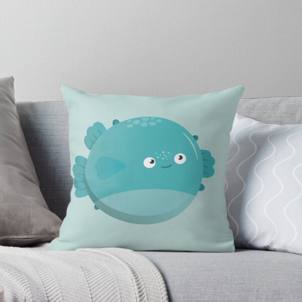 Item preview, The Friendly Puffer Fish designed and sold by EyeLoveAnimals.
