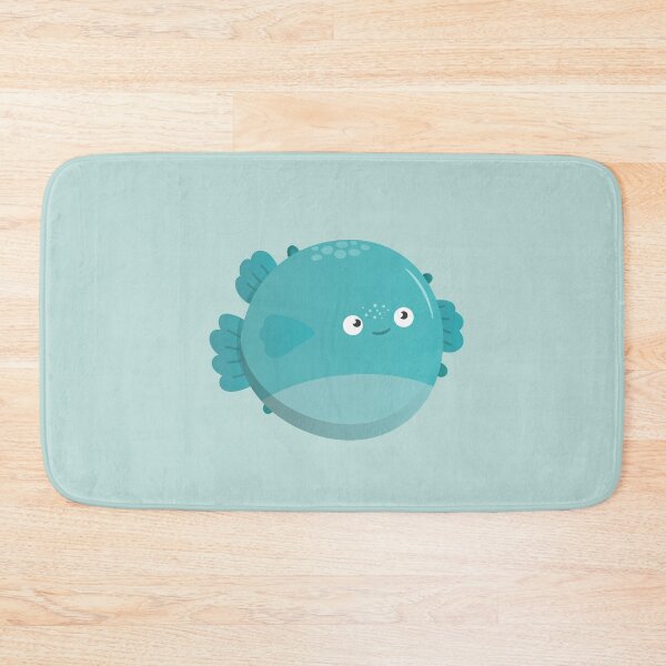 Item preview, The Friendly Puffer Fish designed and sold by EyeLoveAnimals.