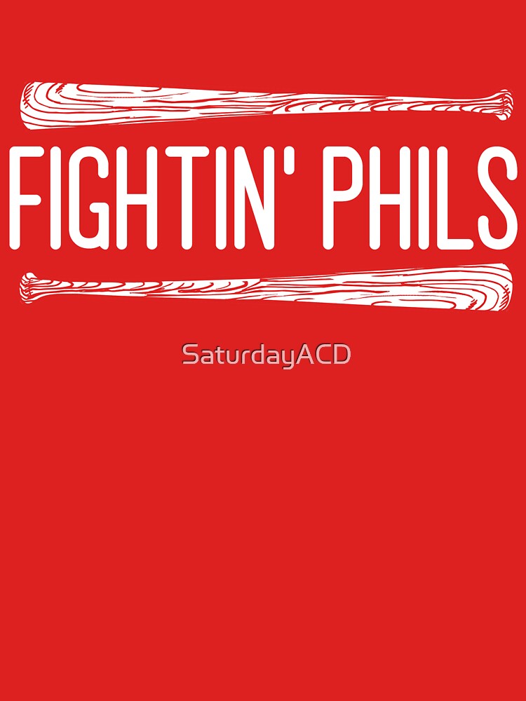 Fightin Phils - Red Poster for Sale by SaturdayACD