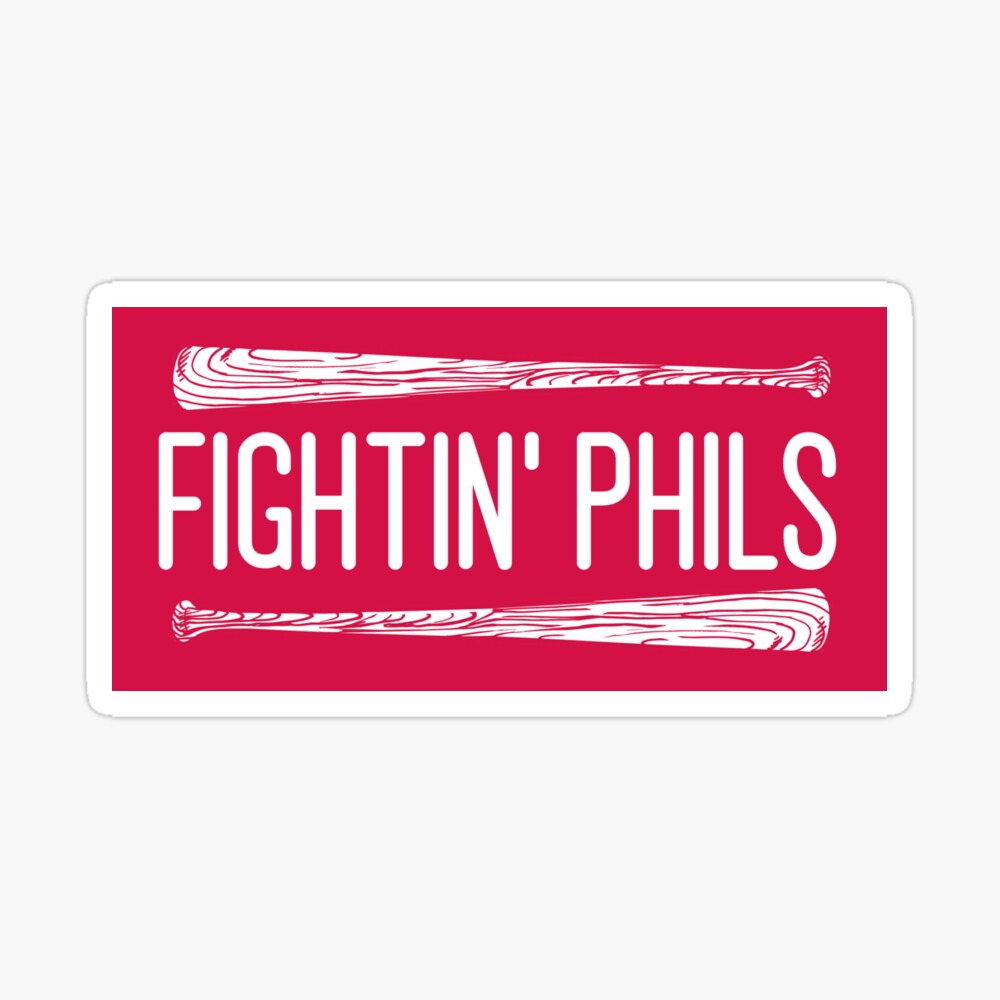 Fightin Phils - Red Poster for Sale by SaturdayACD