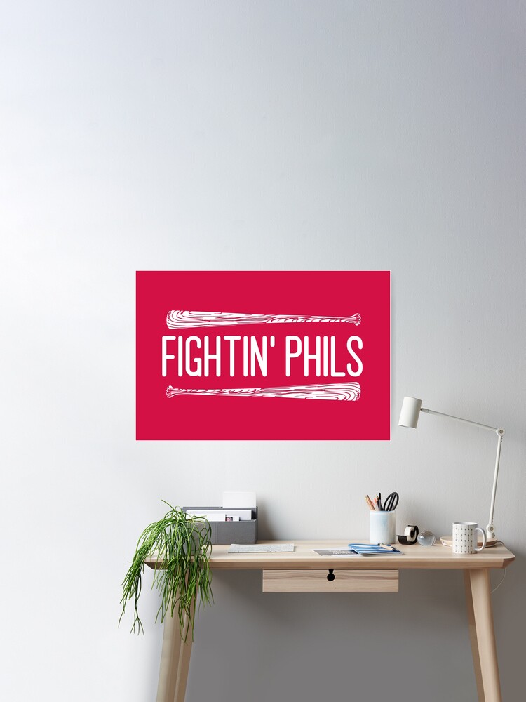 Fightin Phils - Red Poster for Sale by SaturdayACD
