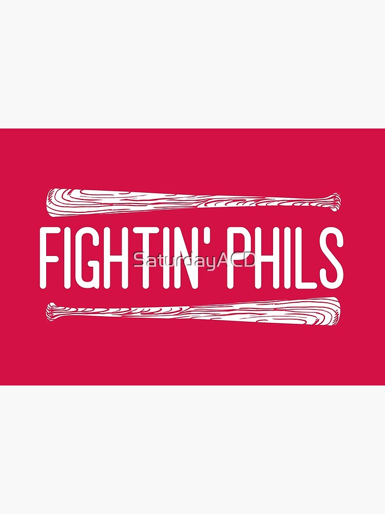 Fightin Phils - Red Poster for Sale by SaturdayACD