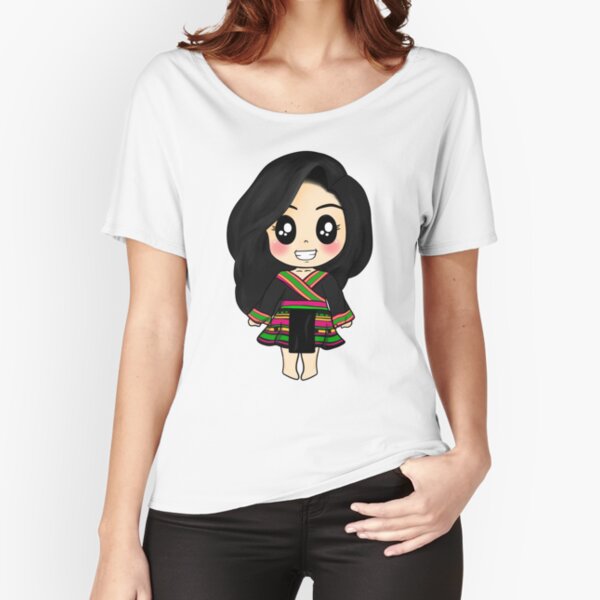  Just a girl addicted to Hmong clothes Long Sleeve T-Shirt :  Clothing, Shoes & Jewelry