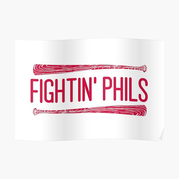 Fightin Phils - Red Poster for Sale by SaturdayACD