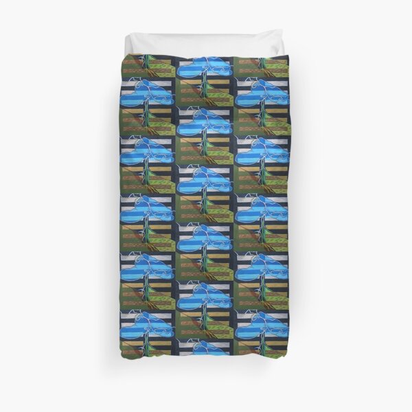 Hexagram 3: Chun (Difficulty at the Beginning) Duvet Cover