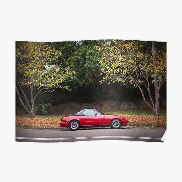 Miata MX-5 NA Autumn Dreams Poster