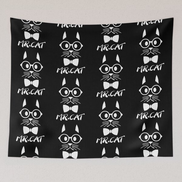 Item preview, White Mr Cat designed and sold by anbartshirts.