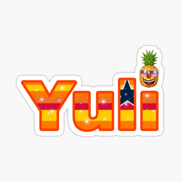 Baseball Yuli Astros Sensation Sticker