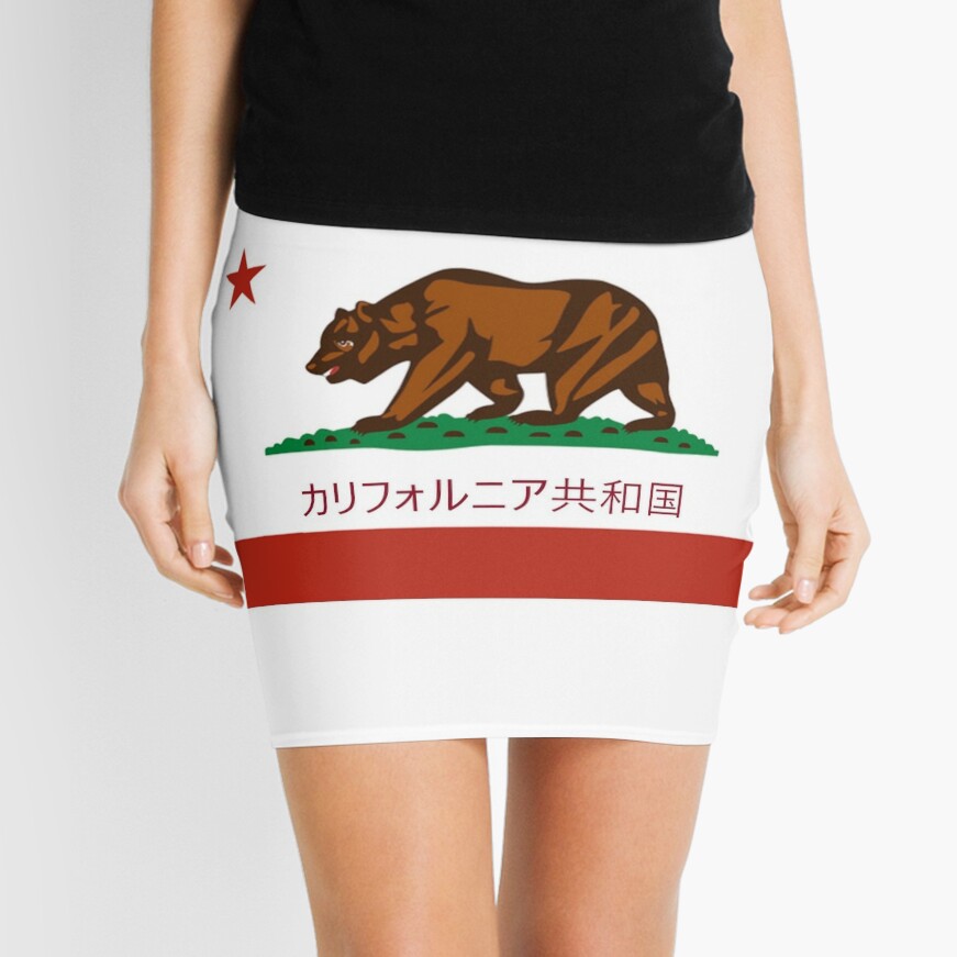 カリフォルニア共和国 Kariforunia Kyouwakoku California Republic Mini Skirt By Skolanobu Redbubble