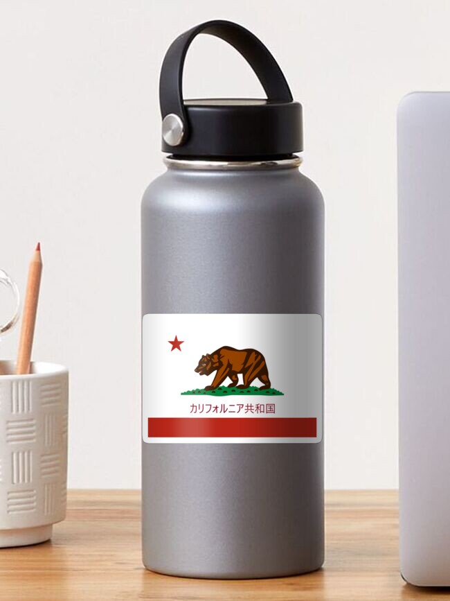 カリフォルニア共和国 Kariforunia Kyouwakoku California Republic Sticker By Skolanobu Redbubble