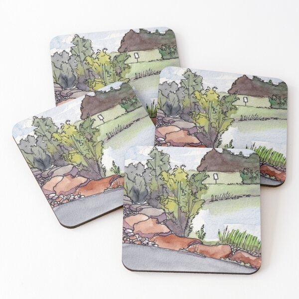 Item preview, Plein air watercolor painting designed and sold by artomizer.
