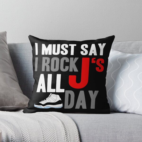 Rock JS All Day Cords Throw Pillow