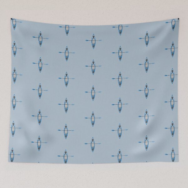 Item preview, Kayaking (Blue and White Marbled) designed and sold by Taylor Whittemore.