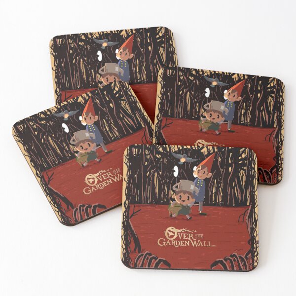 Retro 30s Over the Garden Wall ™ Coasters (Set of 4)