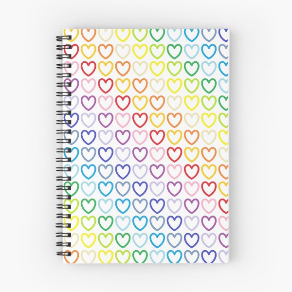 Item preview, Broader Spectrum Rainbow Outlined Hearts  designed and sold by lornakay.