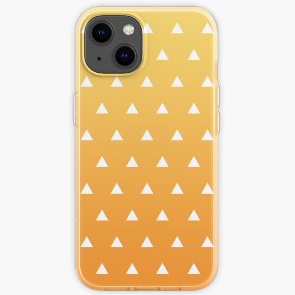 Dämonentöter Zenitsu Agatsuma Haori Muster iPhone Flexible Hülle