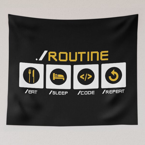 Item preview, Eat Sleep Code Repeat. designed and sold by emphatic.