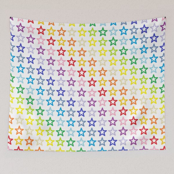 Item preview, Broader Spectrum Rainbow Outlined Stars  designed and sold by lornakay.