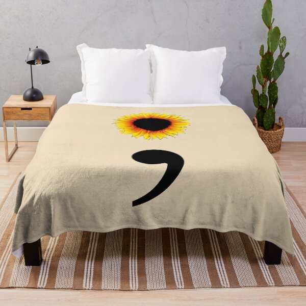 Artikelvorschau, Sonnenblume Semikolon entworfen und verkauft von BetweenTwoPages.
