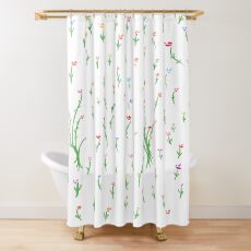 Plant Kisses During The Day Shower Curtain